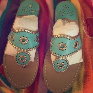 Jack Rogers Nantucket Gold Sandals
